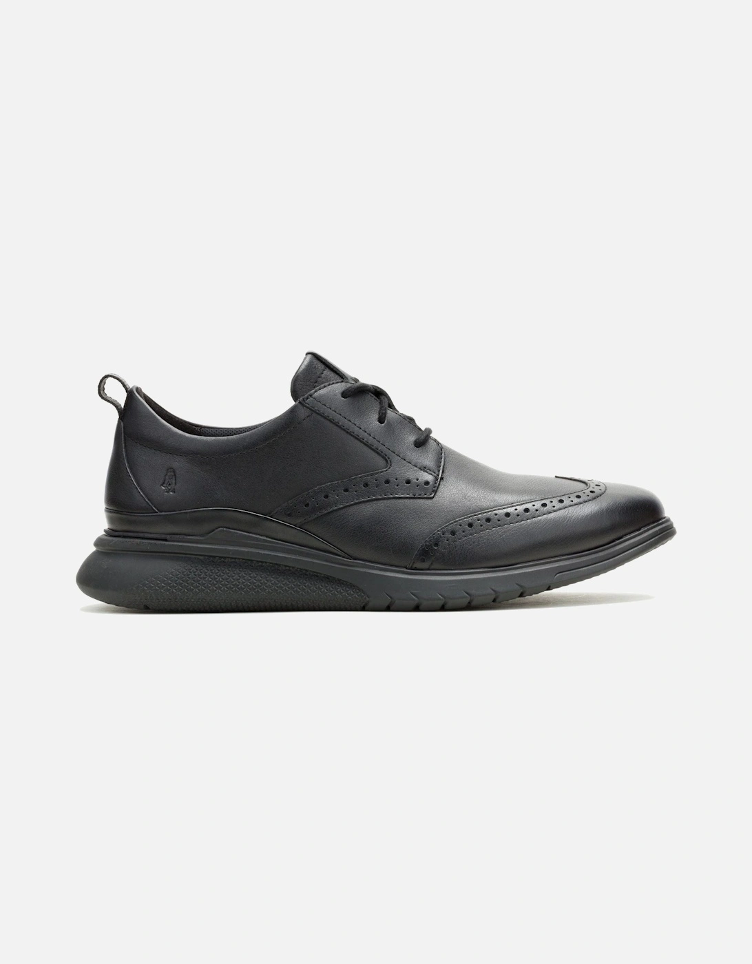 Advance Leather Men's Black/Black Lace-Up Shoes