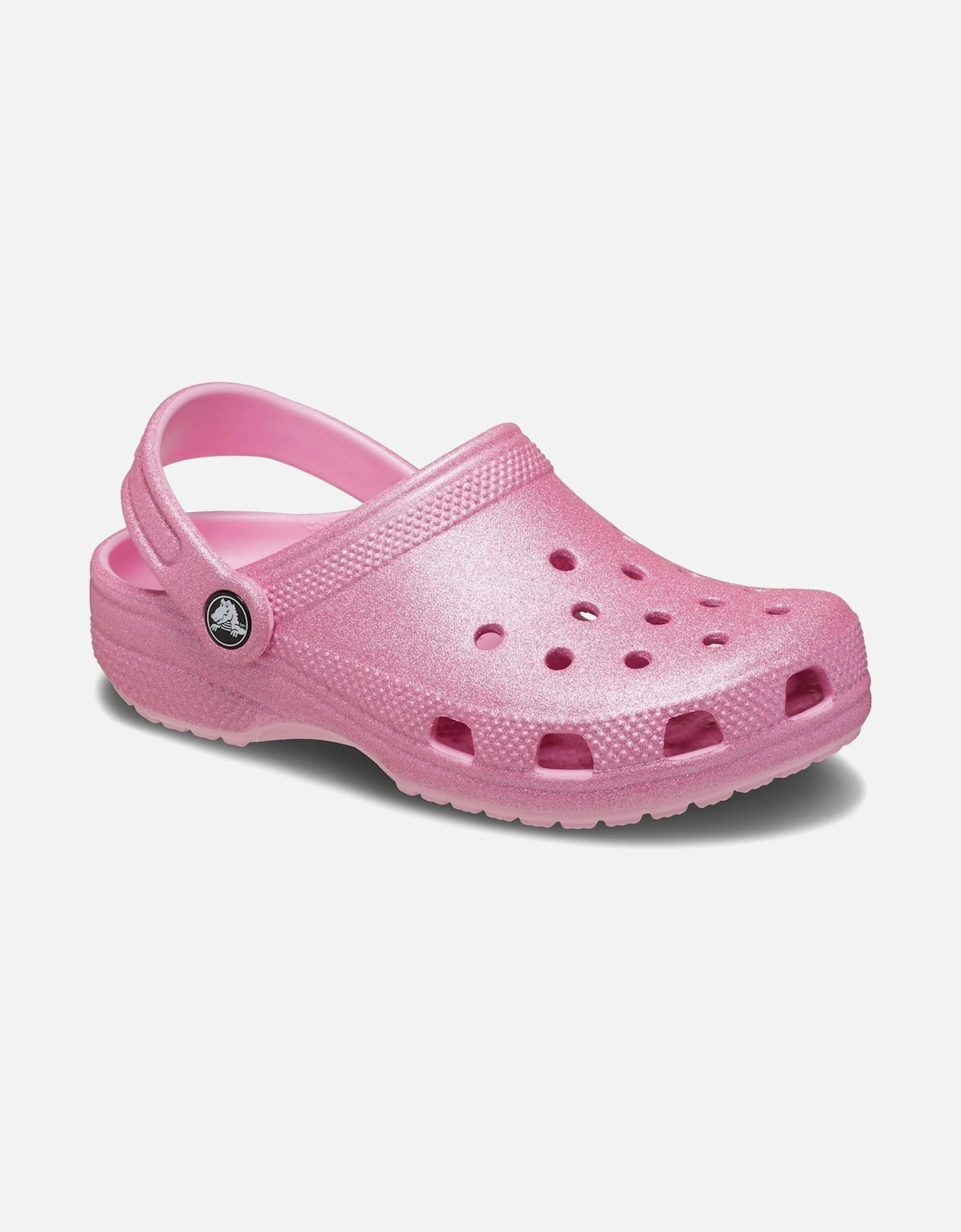 Classic Glitter Thermoplastic Pink Tweed Glitter Loafers, 7 of 6
