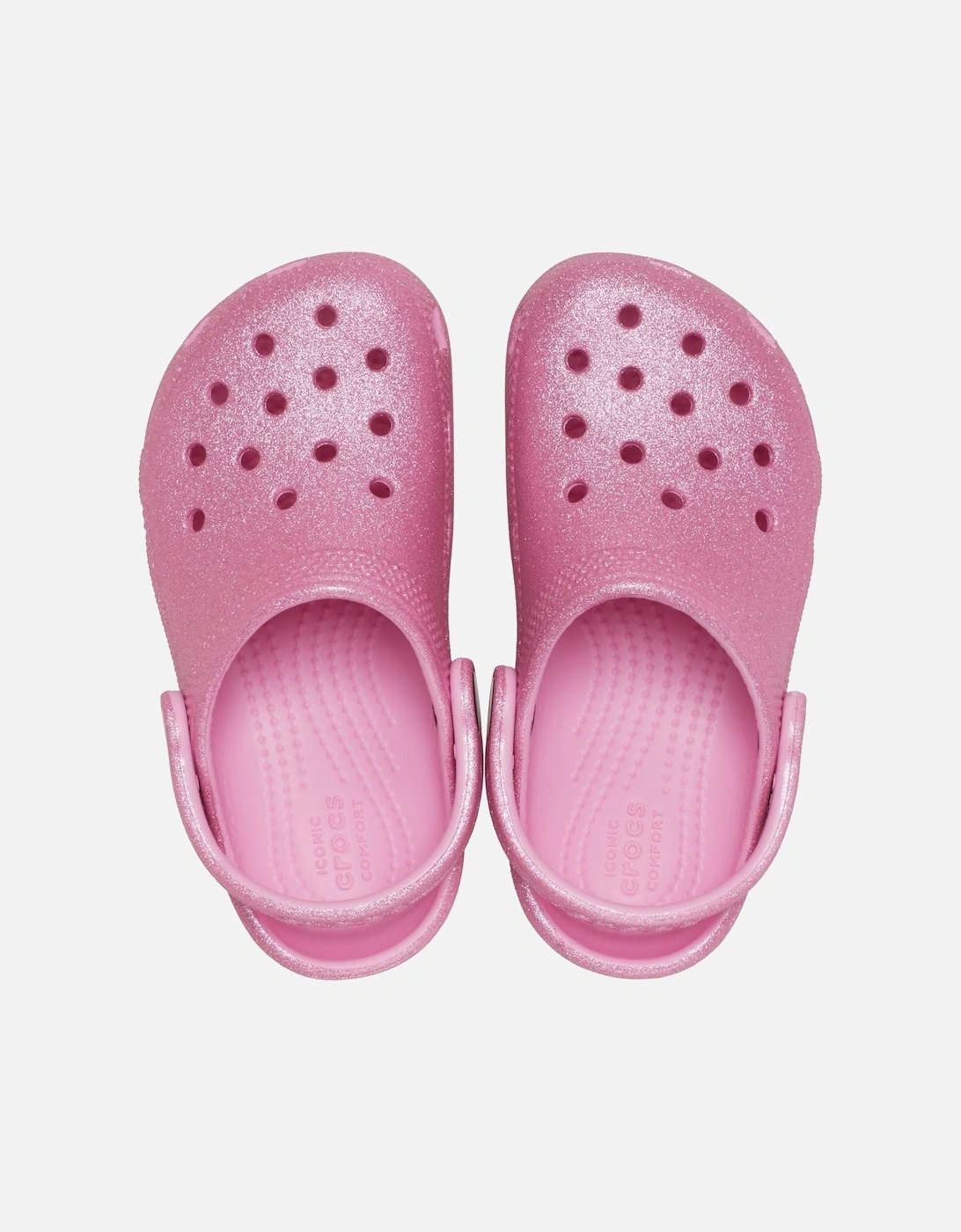 Classic Glitter Thermoplastic Pink Tweed Glitter Loafers