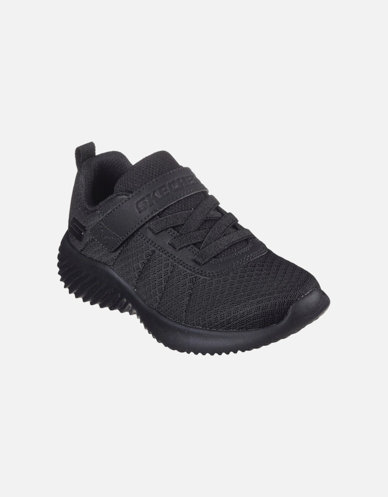 Bounder Baronik Textile Black Trainers