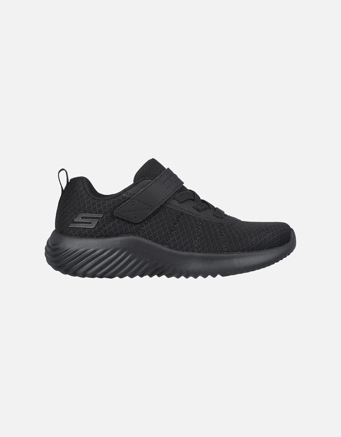 Bounder Baronik Textile Black Trainers