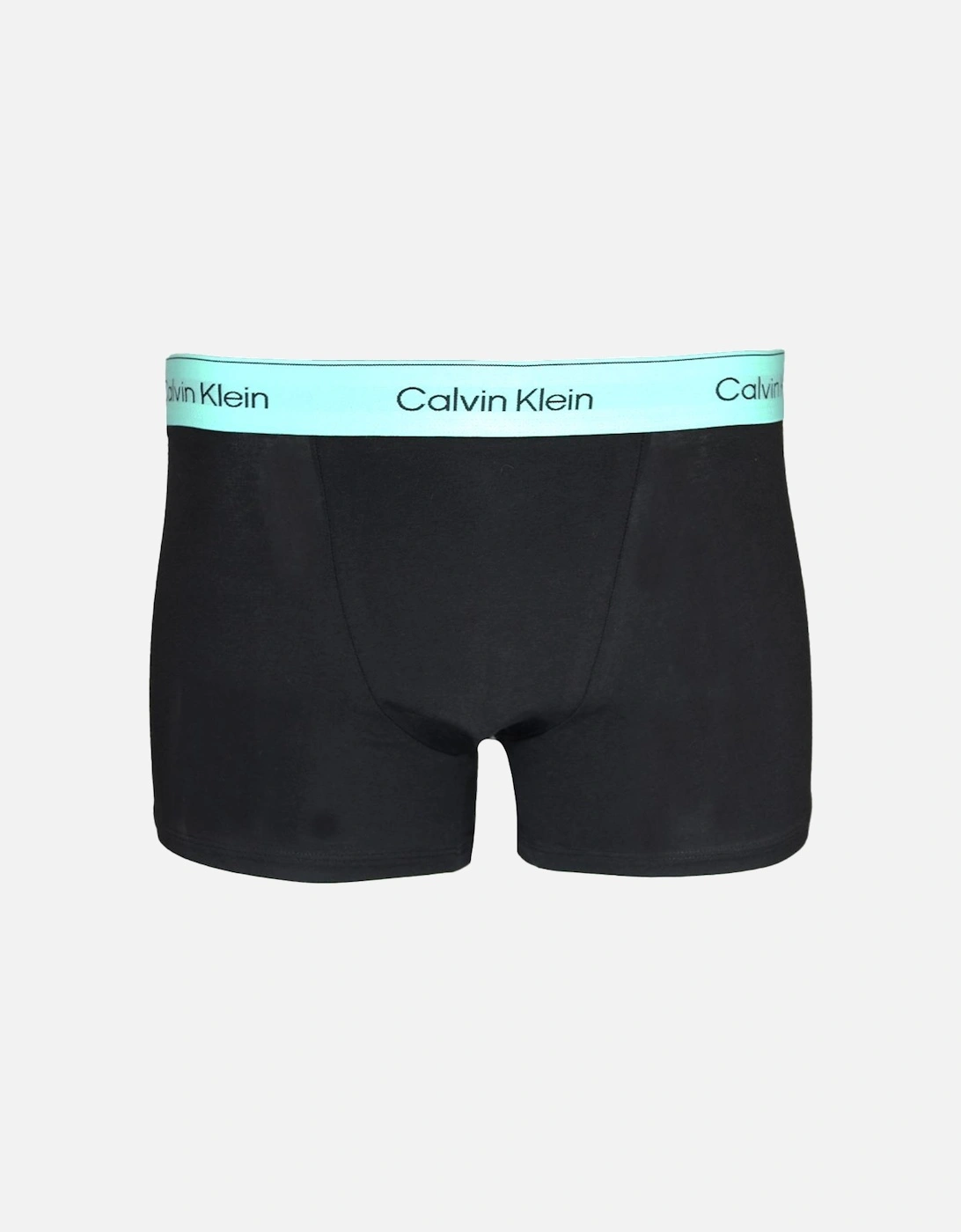 3-Pack Icon Cotton Stretch Relaxed Fit Boxer Trunks, Black