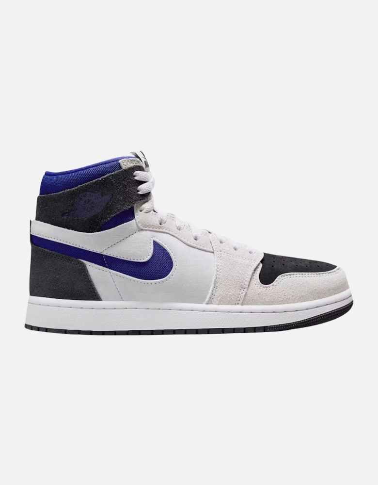 Air Jordan 1 ZM Air Blue Detail White Sneakers