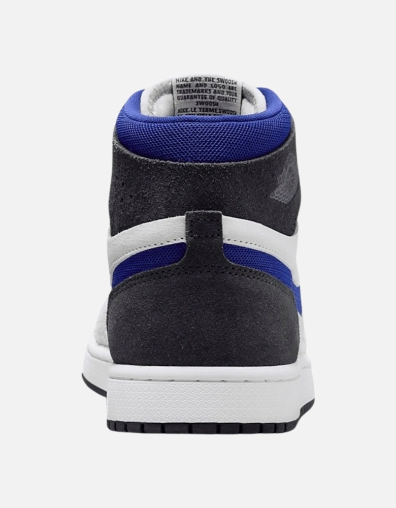 Air Jordan 1 ZM Air Blue Detail White Sneakers