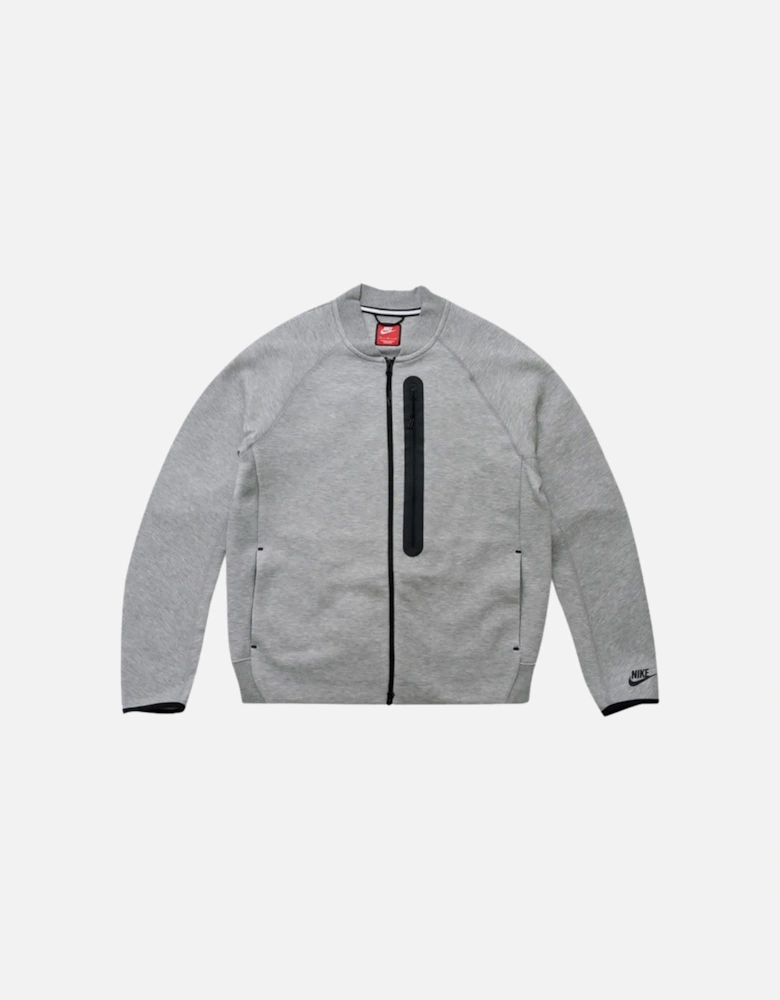 Plain Grey Zip Up Track Jacket