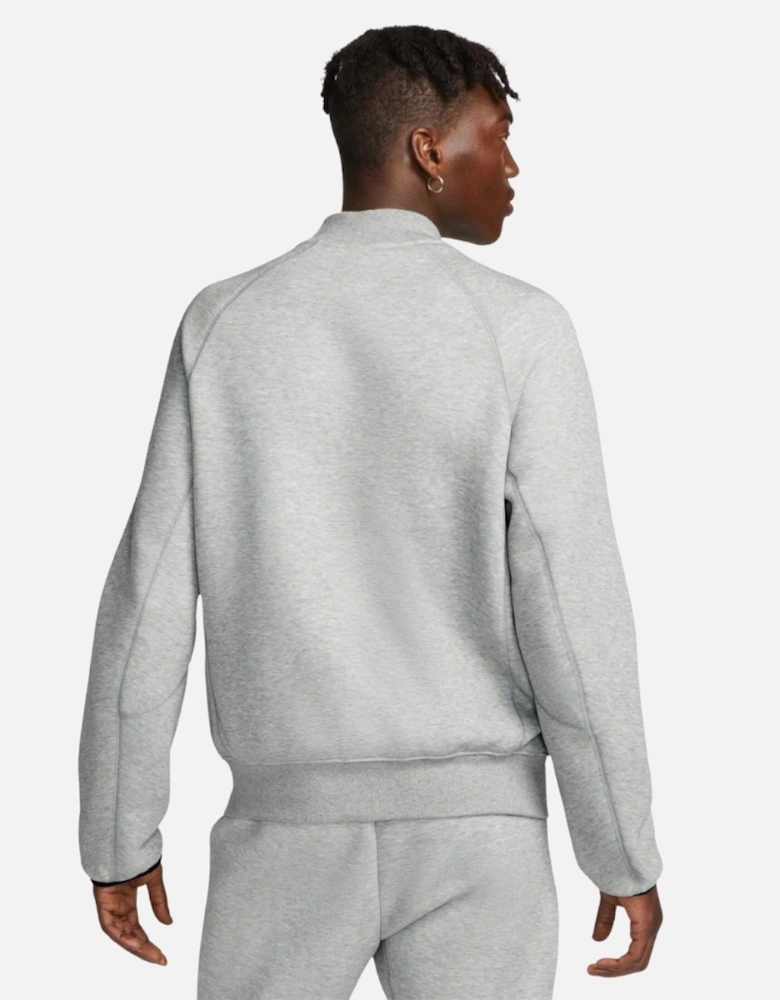 Plain Grey Zip Up Track Jacket