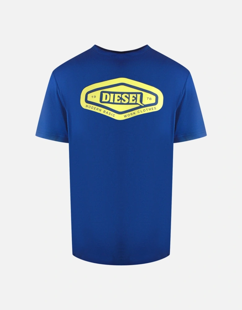 Modern Basic Logo Blue T-Shirt