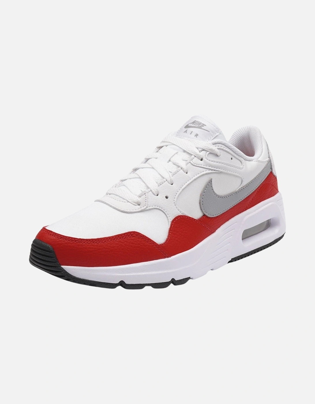 SC Red Detail White Sneakers