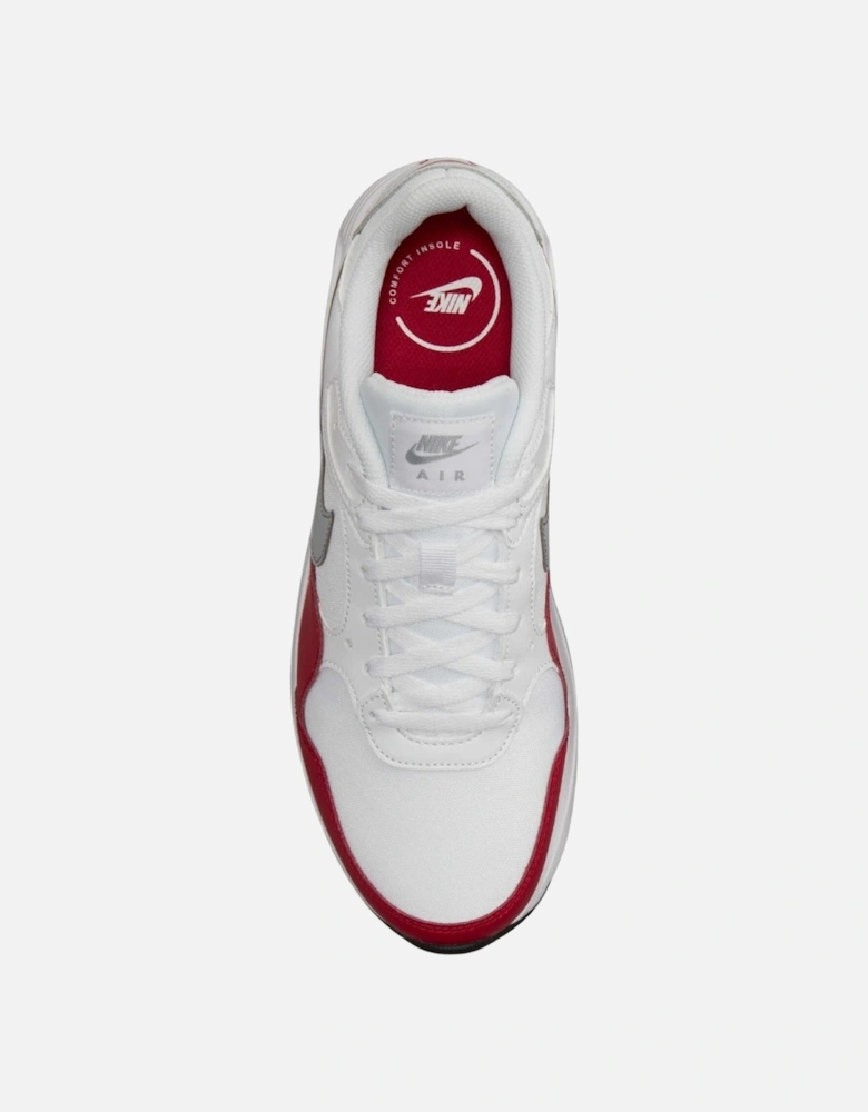 SC Red Detail White Sneakers
