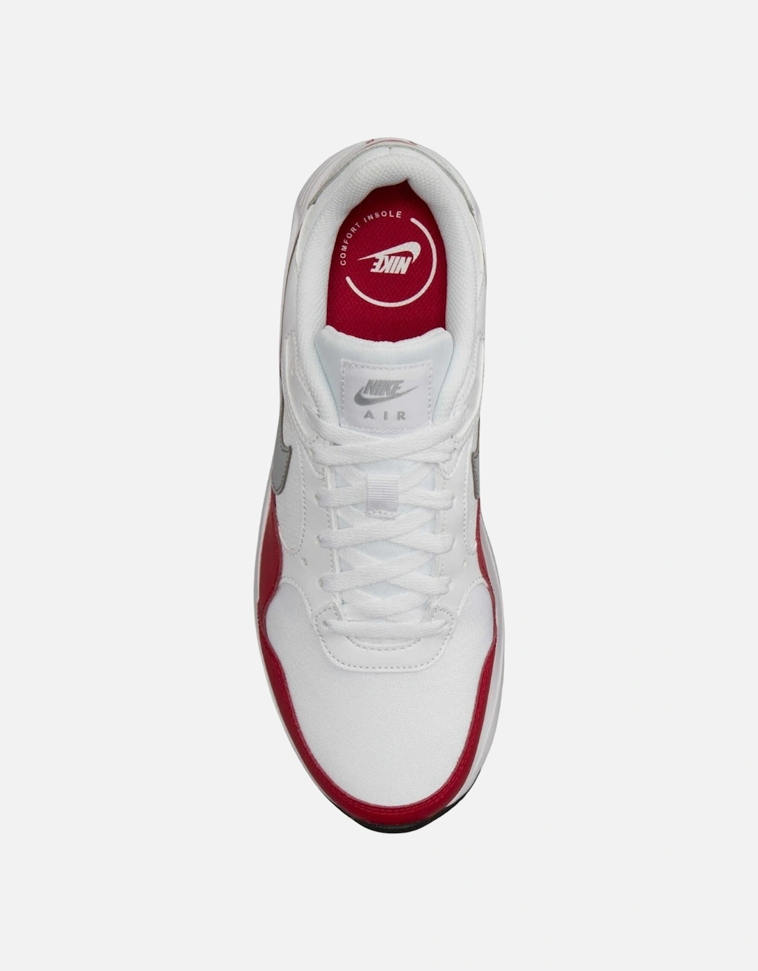 SC Red Detail White Sneakers