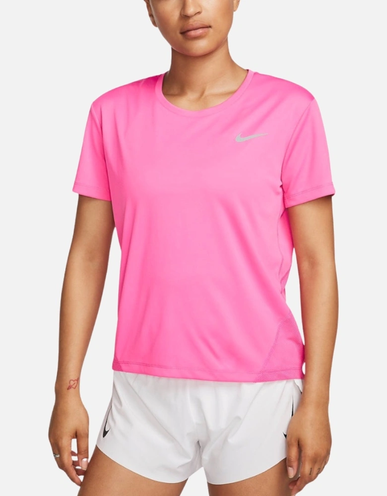 Short Sleeved Pink Running Top
