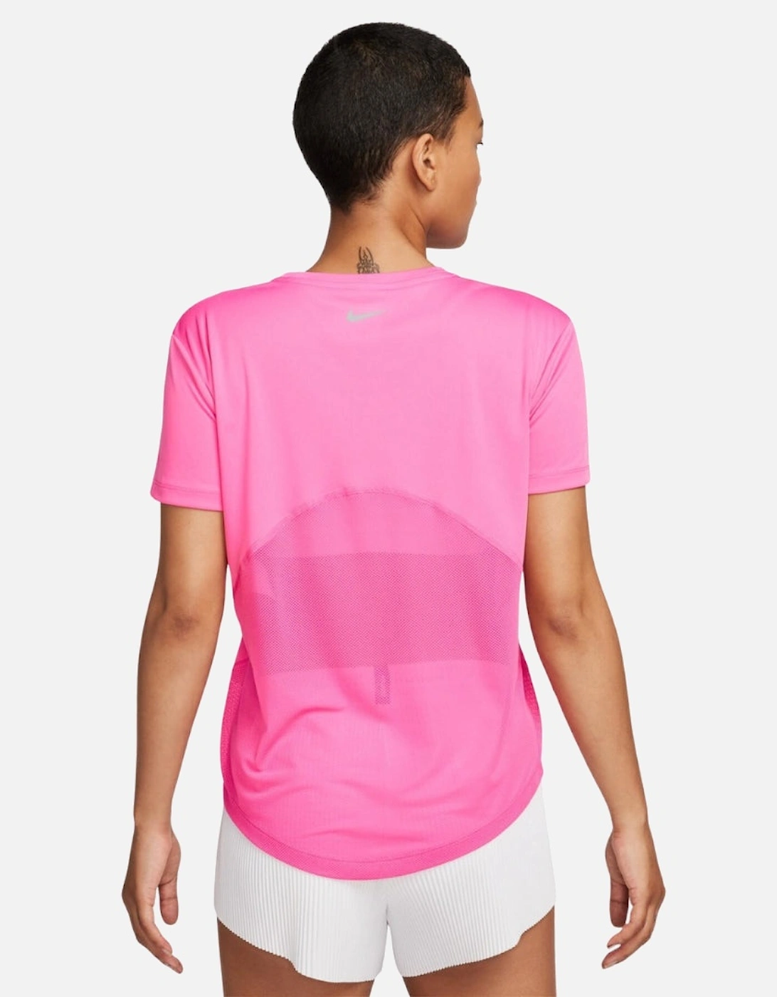 Short Sleeved Pink Running Top