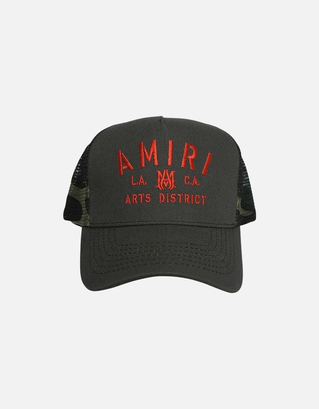 Stencil Military Green Trucker Hat