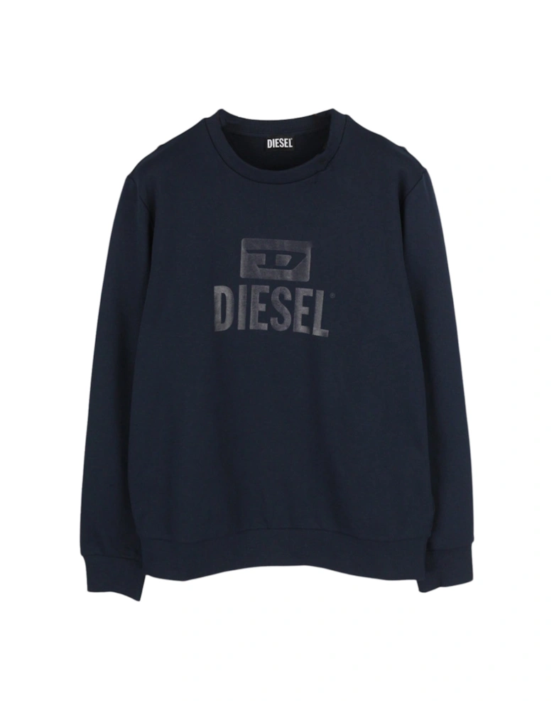 Monotone Navy Blue Sweatshirt
