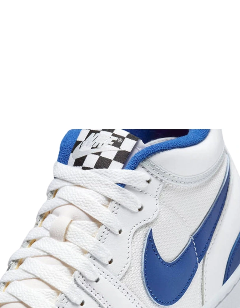 Attack Blue Details White Trainers