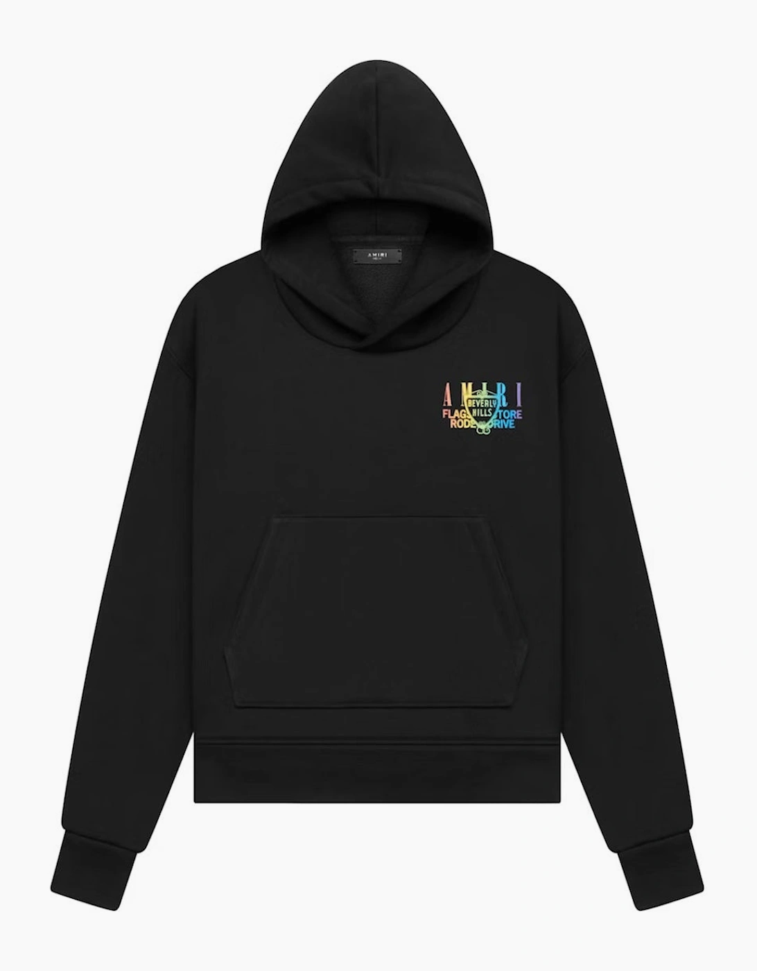 Amiri Unisex Black Xo Beverly Hills Hoodie - Size: L
