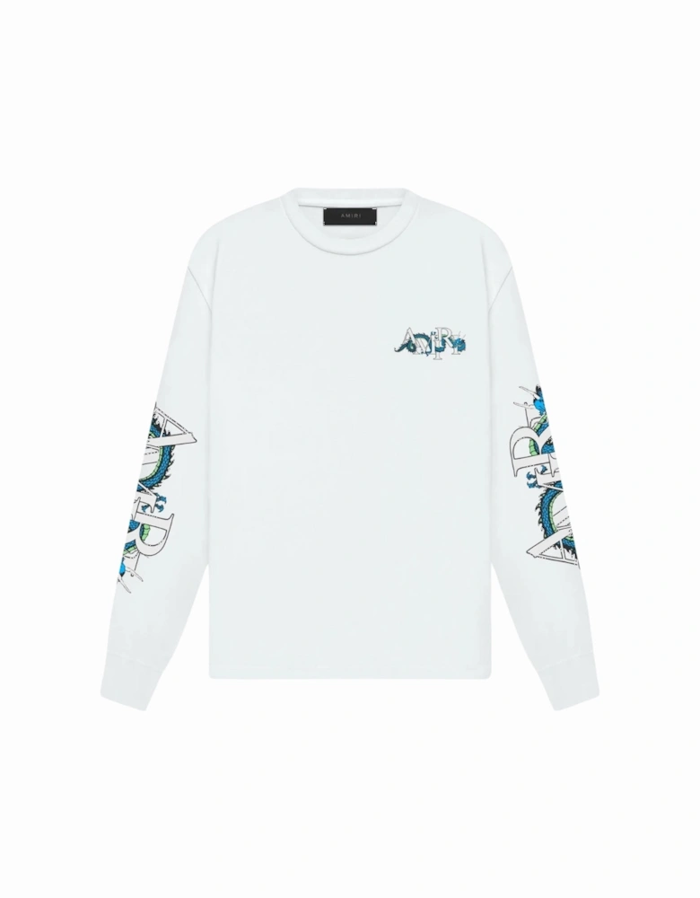 LNY Dragon Long Sleeve White T-Shirt