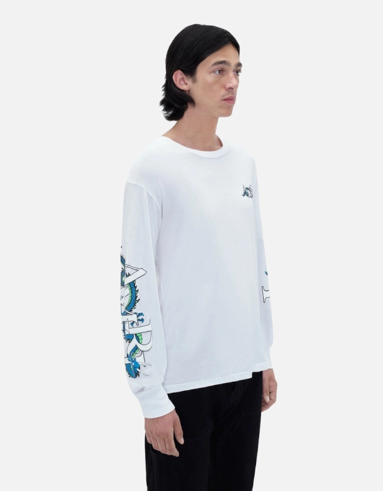 LNY Dragon Long Sleeve White T-Shirt