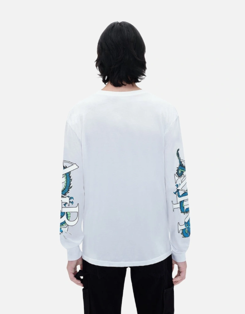 LNY Dragon Long Sleeve White T-Shirt