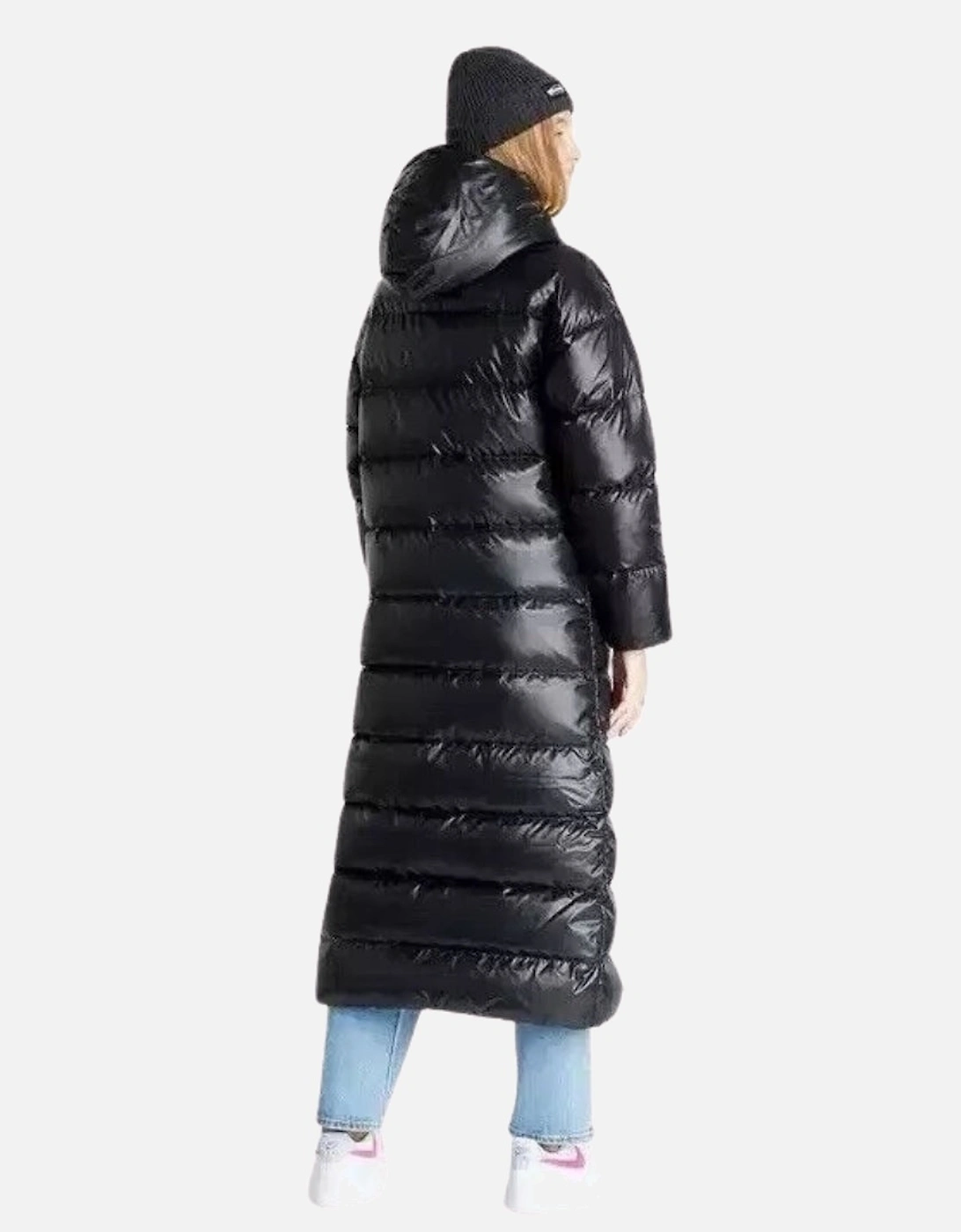 Shiny Black Down Jacket