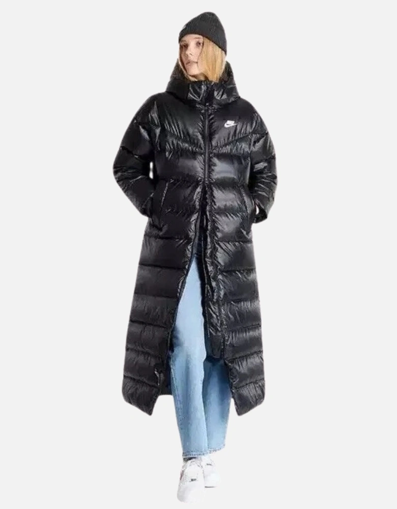 Shiny Black Down Jacket