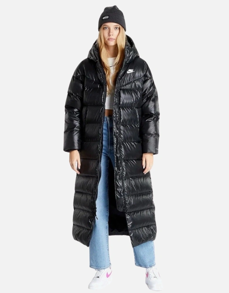 Shiny Black Down Jacket