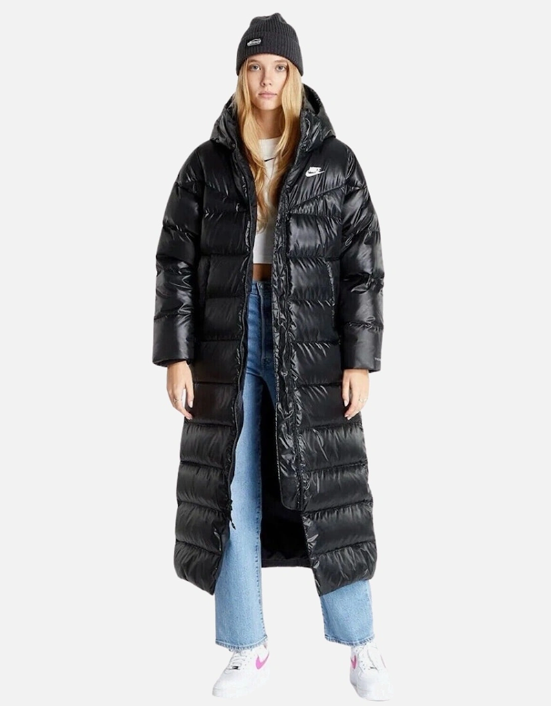 Shiny Black Down Jacket