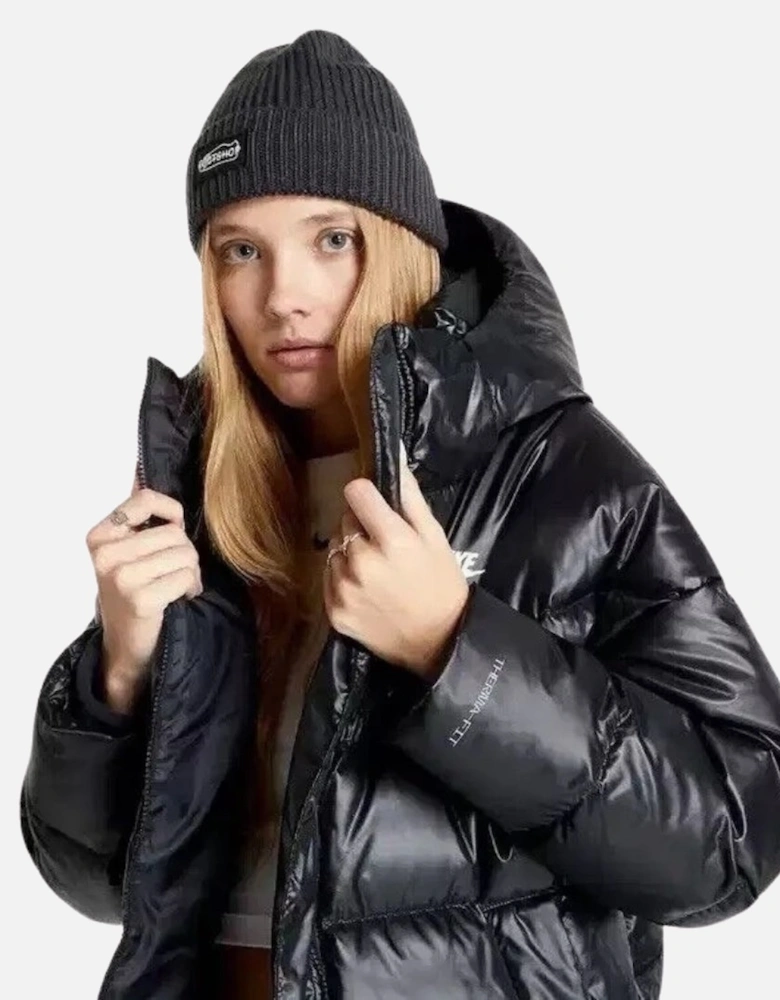 Shiny Black Down Jacket