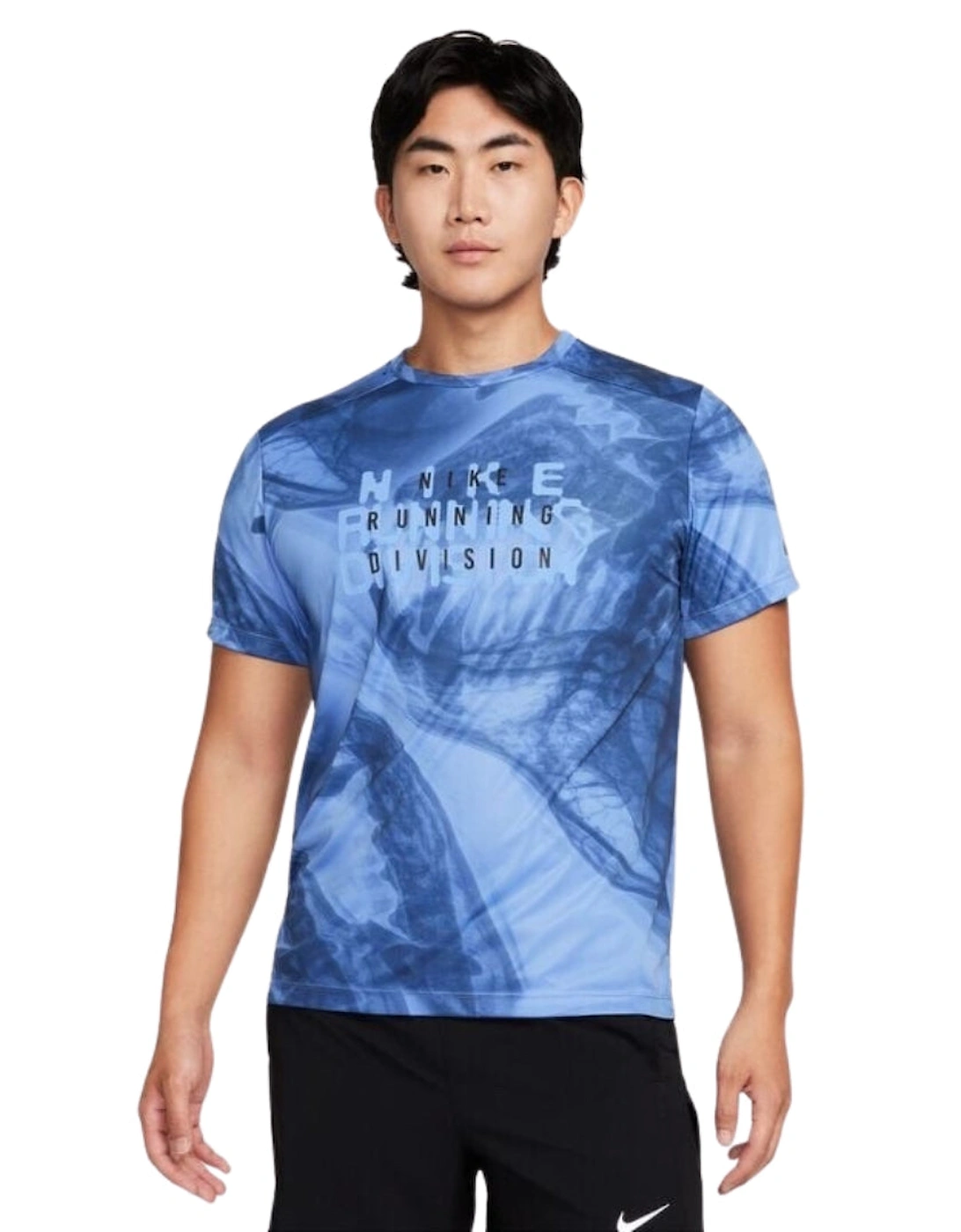 Men's Nike Ombre Blue Running Top - Size: 38
