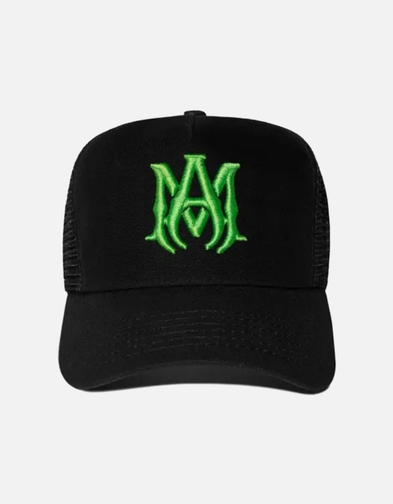MA Logo Black Trucker Hat