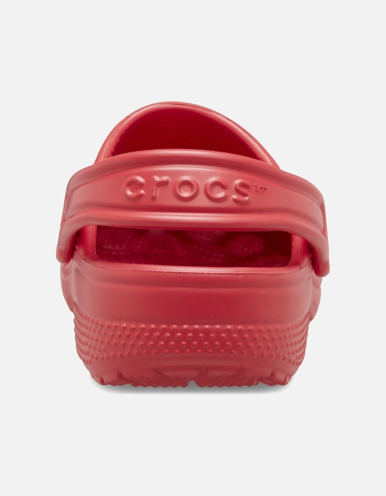 Toddler Classic Croslite Rubber Varsity Red Loafers