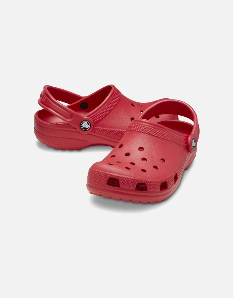 Toddler Classic Croslite Rubber Varsity Red Loafers