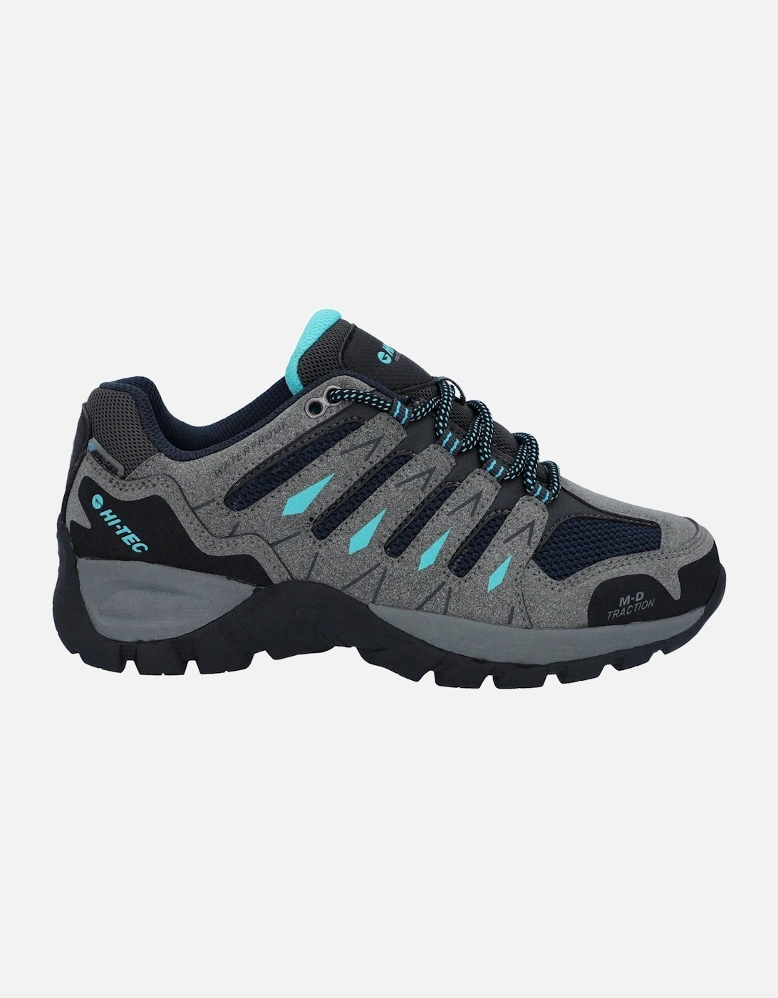 Corzo Low PU Suede Women's Cool Grey/Navy Blue/Curacao Hiking Boots