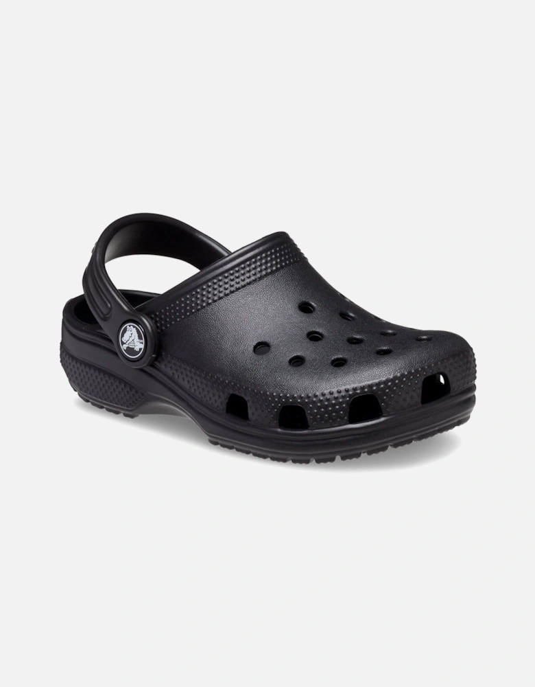 Toddler Classic Croslite Rubber Black Loafers