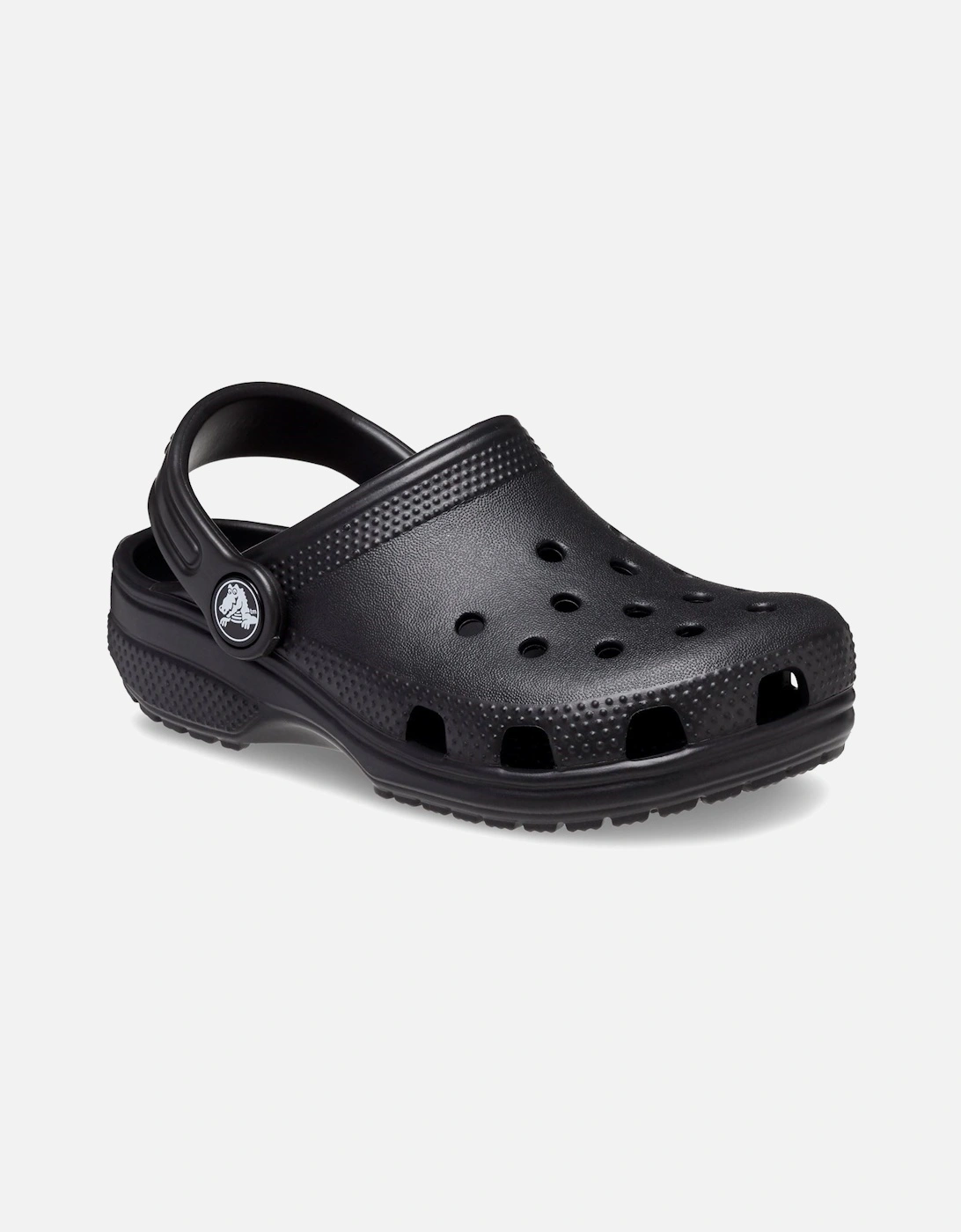Toddler Classic Croslite Rubber Black Loafers, 8 of 7