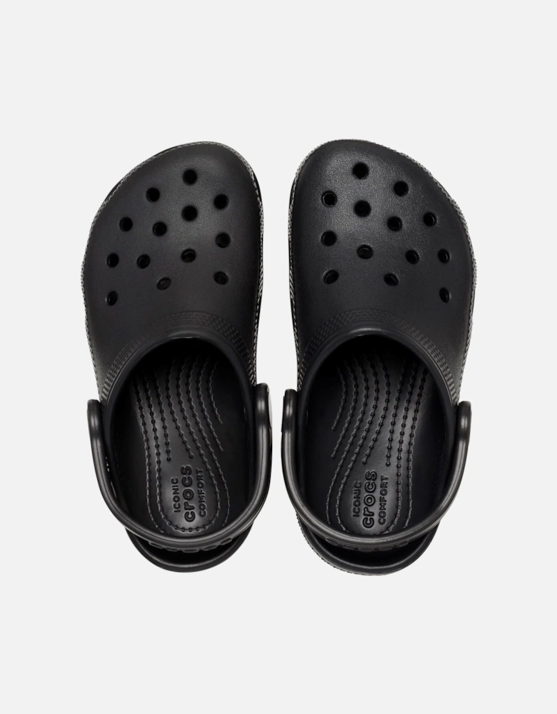 Toddler Classic Croslite Rubber Black Loafers