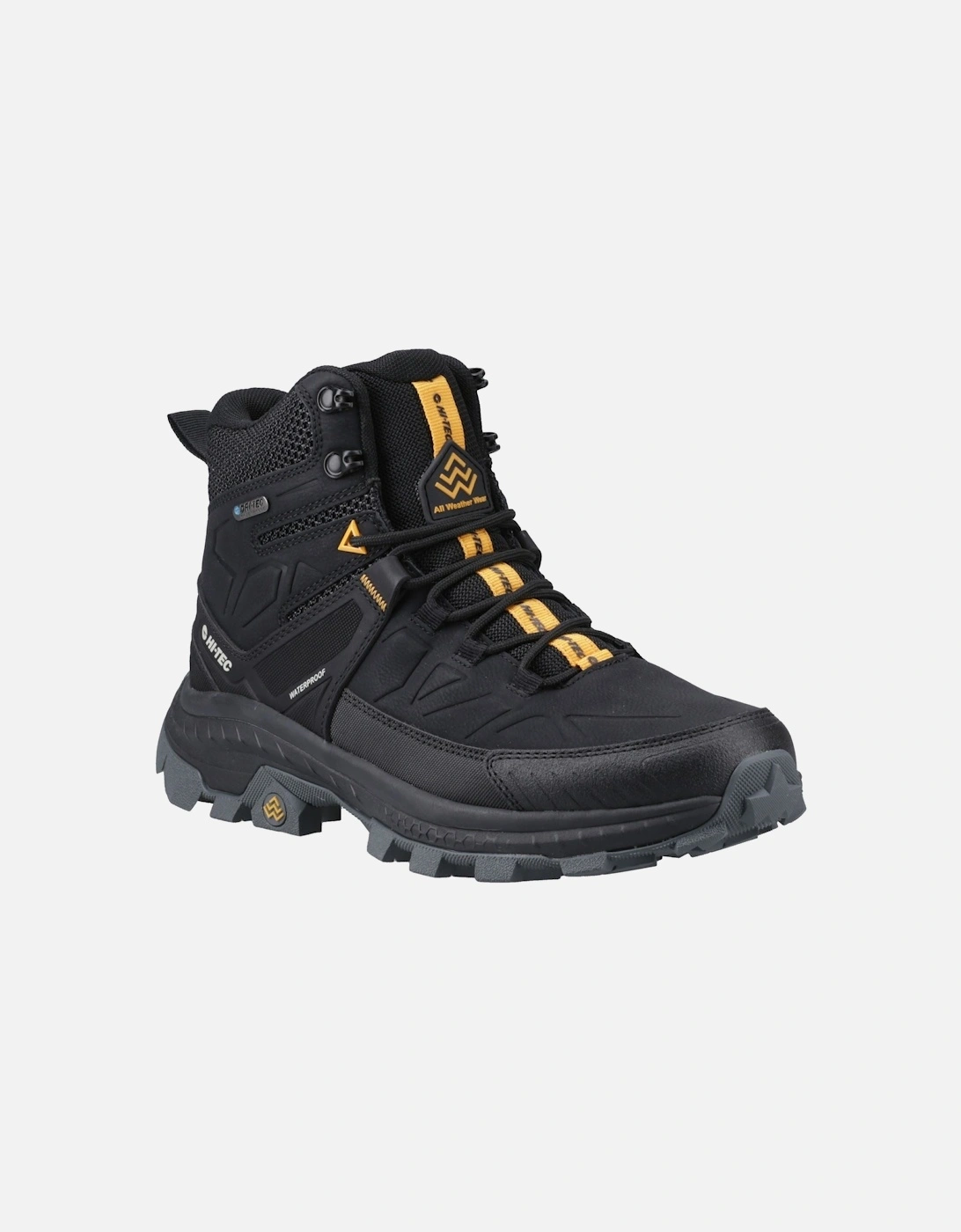 Rainier Polyester Men's Black Hiking Boots, 10 of 9