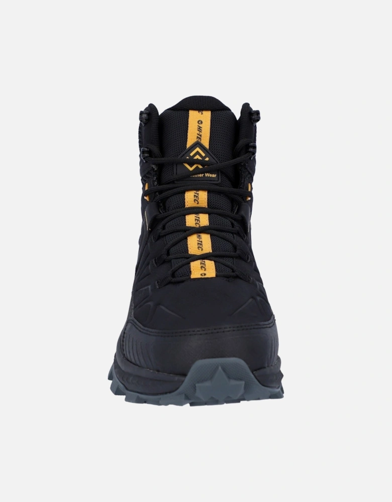 Rainier Polyester Men's Black Hiking Boots