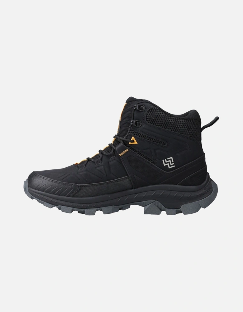 Rainier Polyester Men's Black Hiking Boots