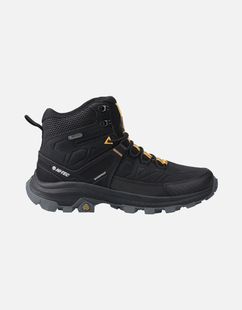Rainier Polyester Men's Black Hiking Boots