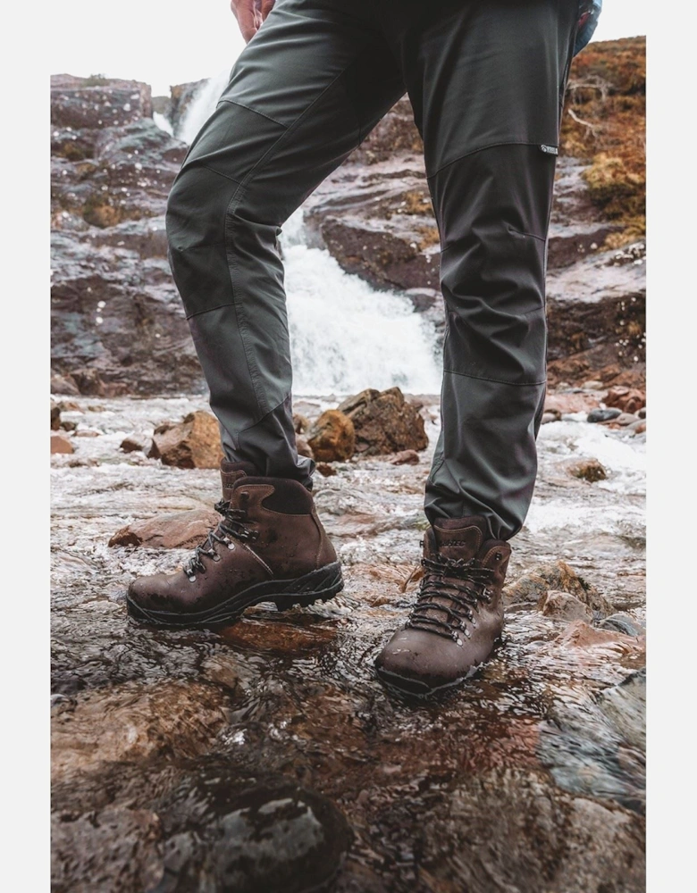 Ravine Leather Men's Brown Hiking Boots