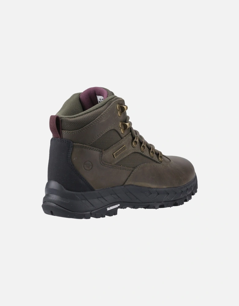 Euro Trail Leather Women's Khaki Hiking Boots
