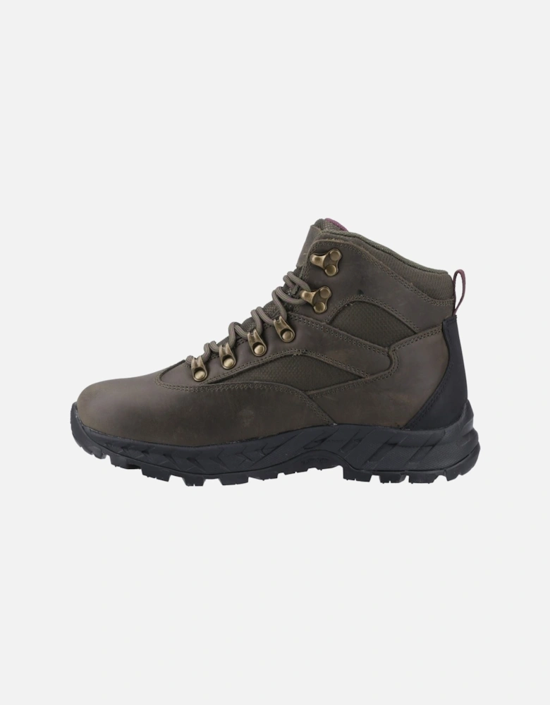 Euro Trail Leather Women's Khaki Hiking Boots