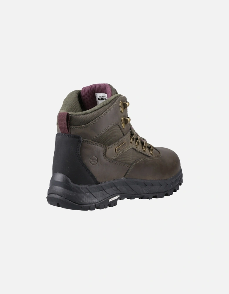 Euro Trail Leather Women's Khaki Hiking Boots