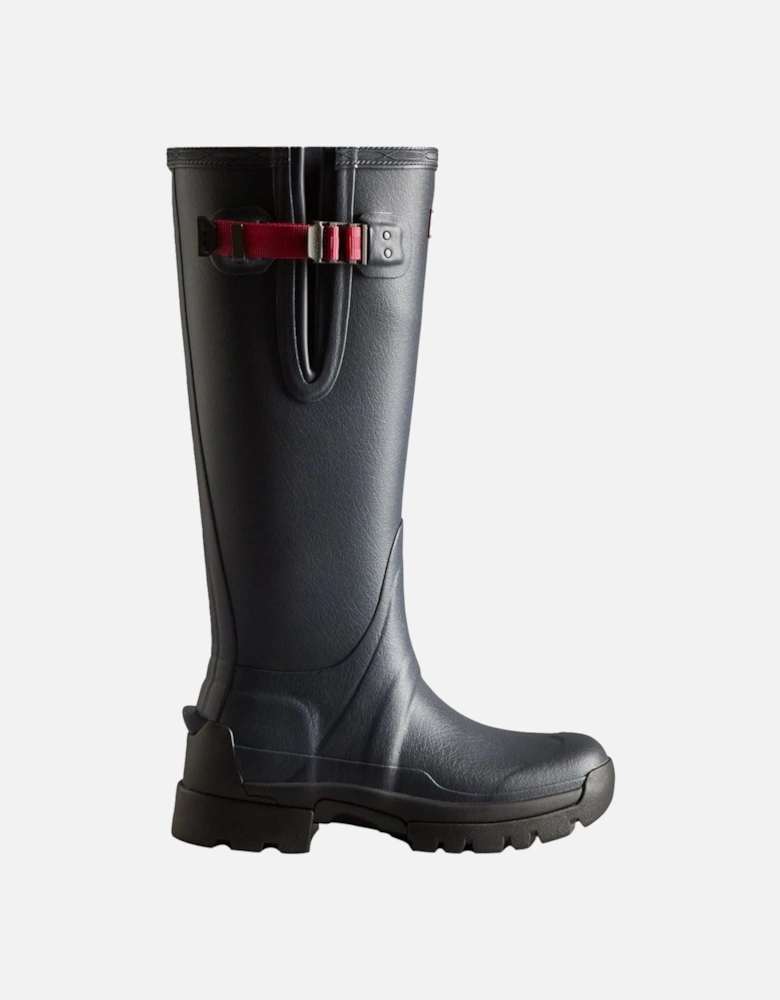 Balmoral Adjustable Rubber Women's Navy/Peppercorn Wellington Boots