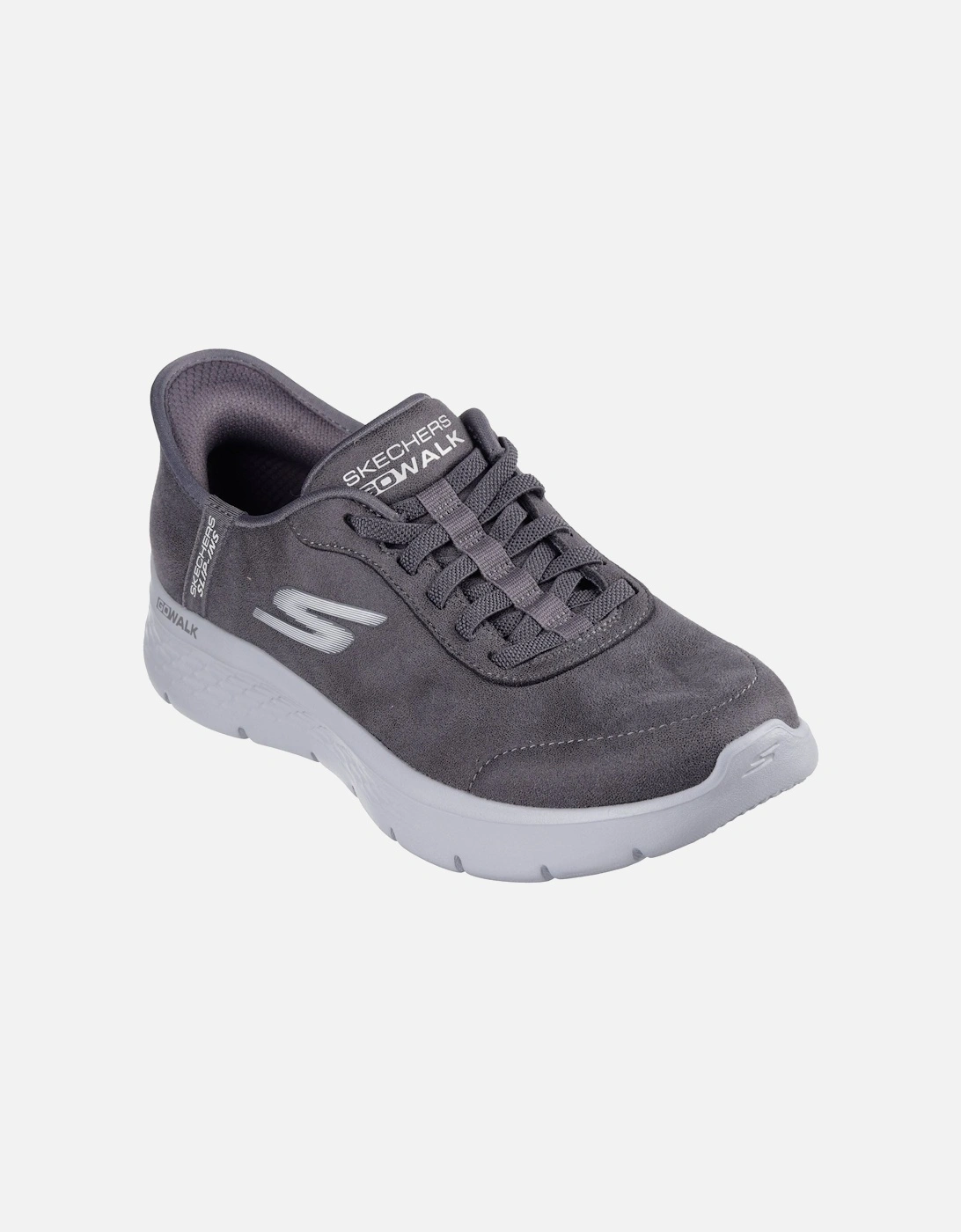 Flex Mali Textile Women's Charcoal Trainers, 6 of 5