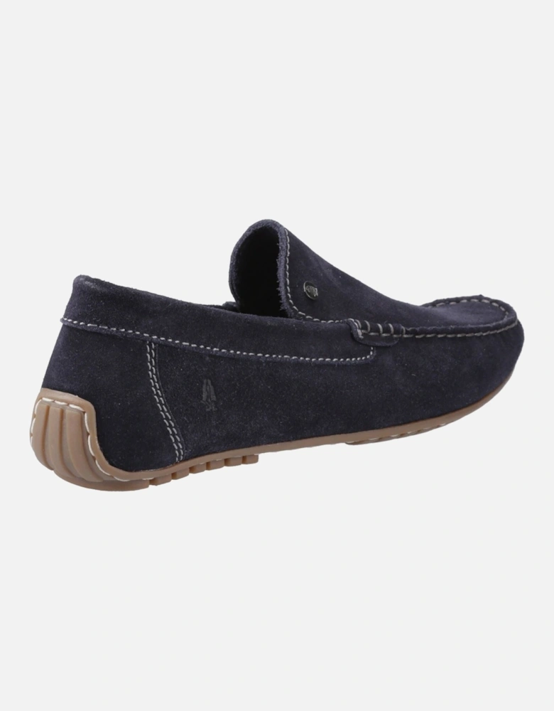 Ralph Suede Leather Men's Navy Loafers