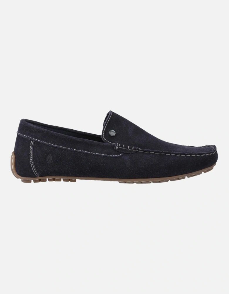 Ralph Suede Leather Men's Navy Loafers