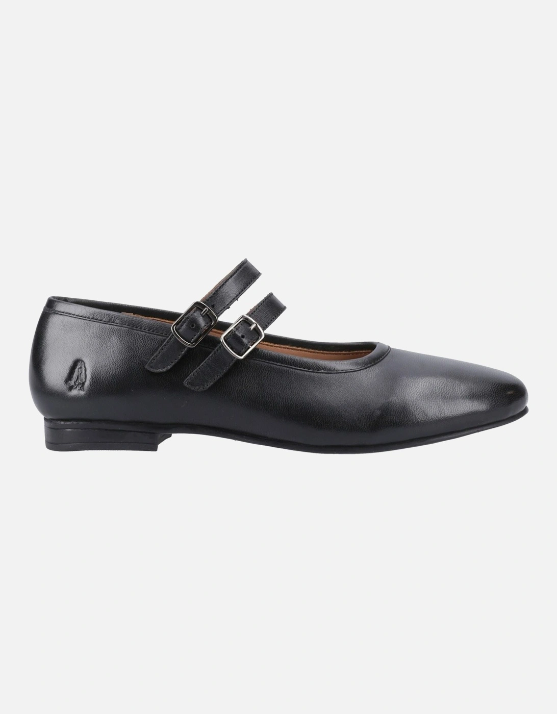 Nancy Mary Jane Leather Women's Black Leather Shoes