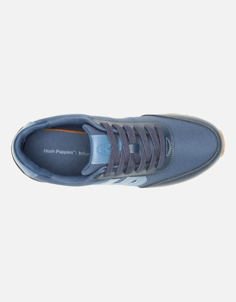 Seventy8 Leather Men's Blue Trainers